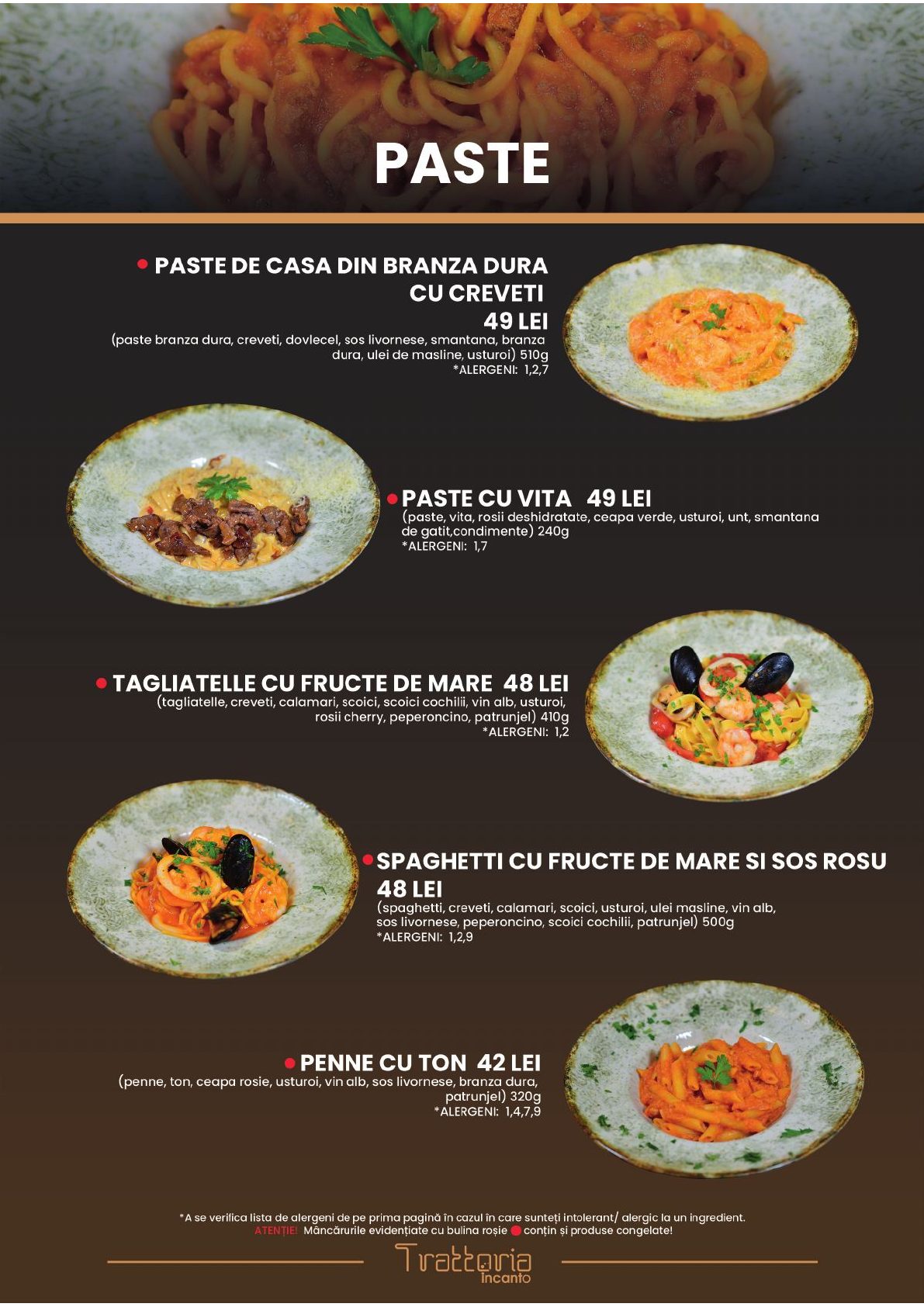 Trattoria Incanto Mancare pagina 10