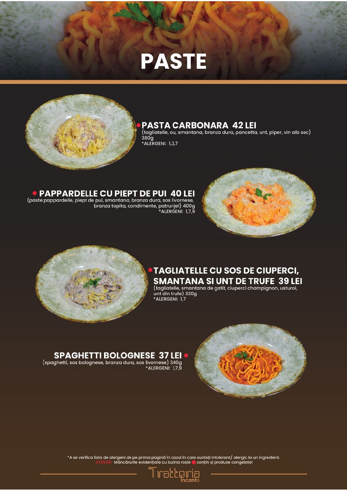 Trattoria Incanto Mancare pagina 11